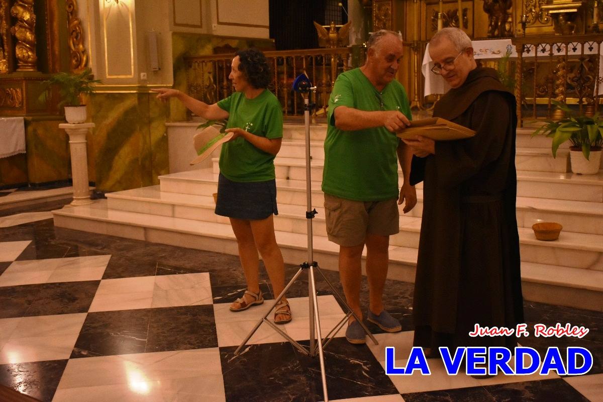 Una treintena de andariegos recorren el Camino de San Juan de la Cruz de Caravaca a Beas de Segura