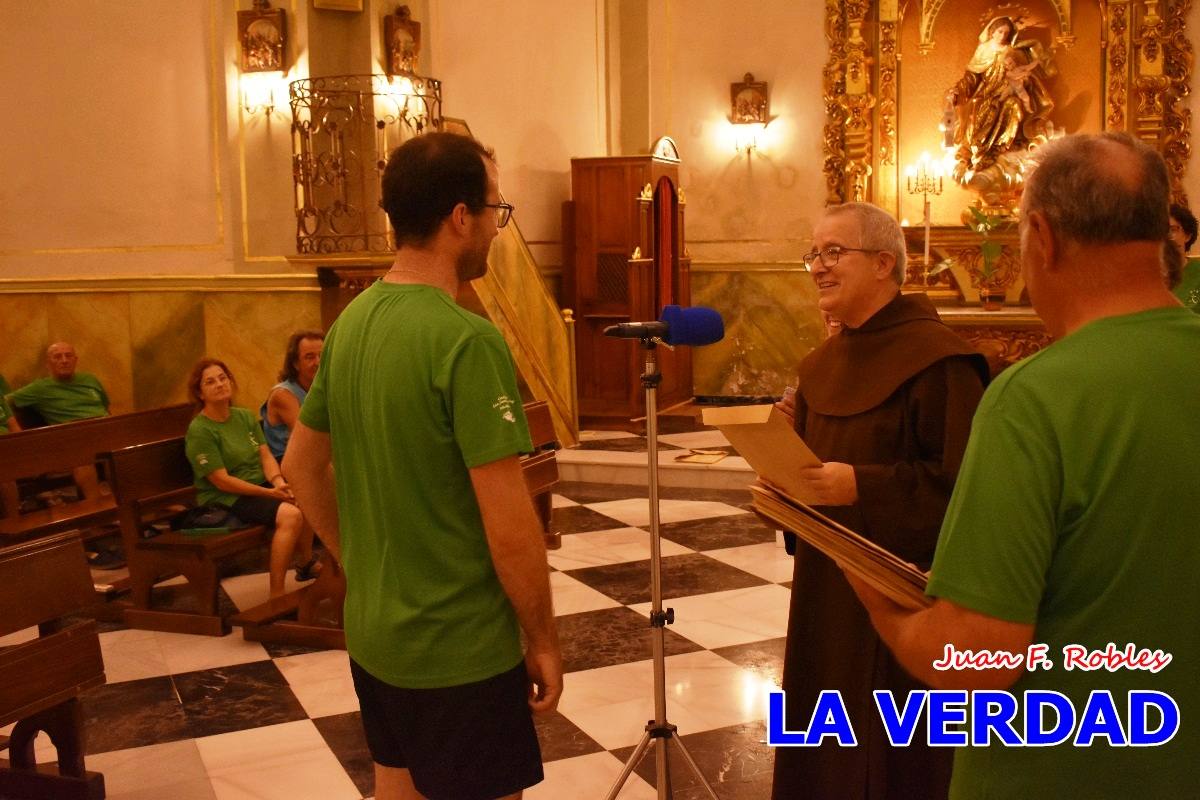 Una treintena de andariegos recorren el Camino de San Juan de la Cruz de Caravaca a Beas de Segura