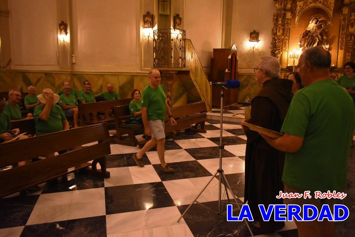 Una treintena de andariegos recorren el Camino de San Juan de la Cruz de Caravaca a Beas de Segura