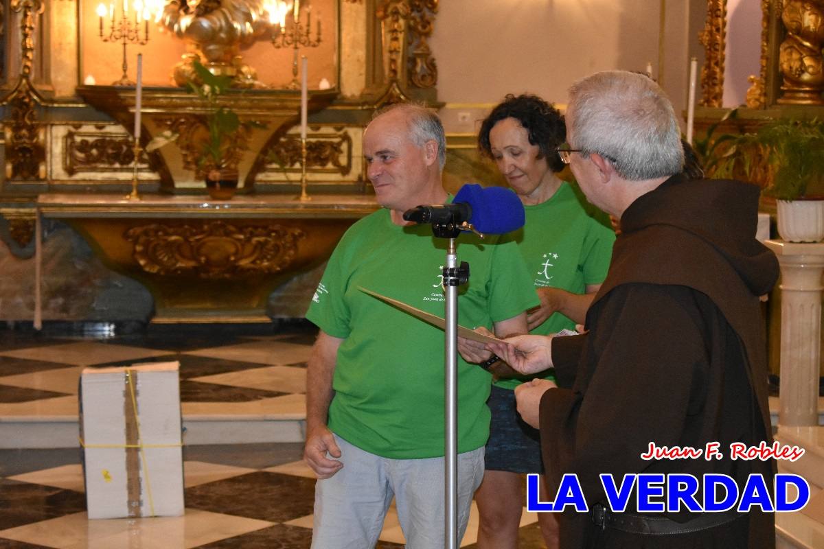 Una treintena de andariegos recorren el Camino de San Juan de la Cruz de Caravaca a Beas de Segura