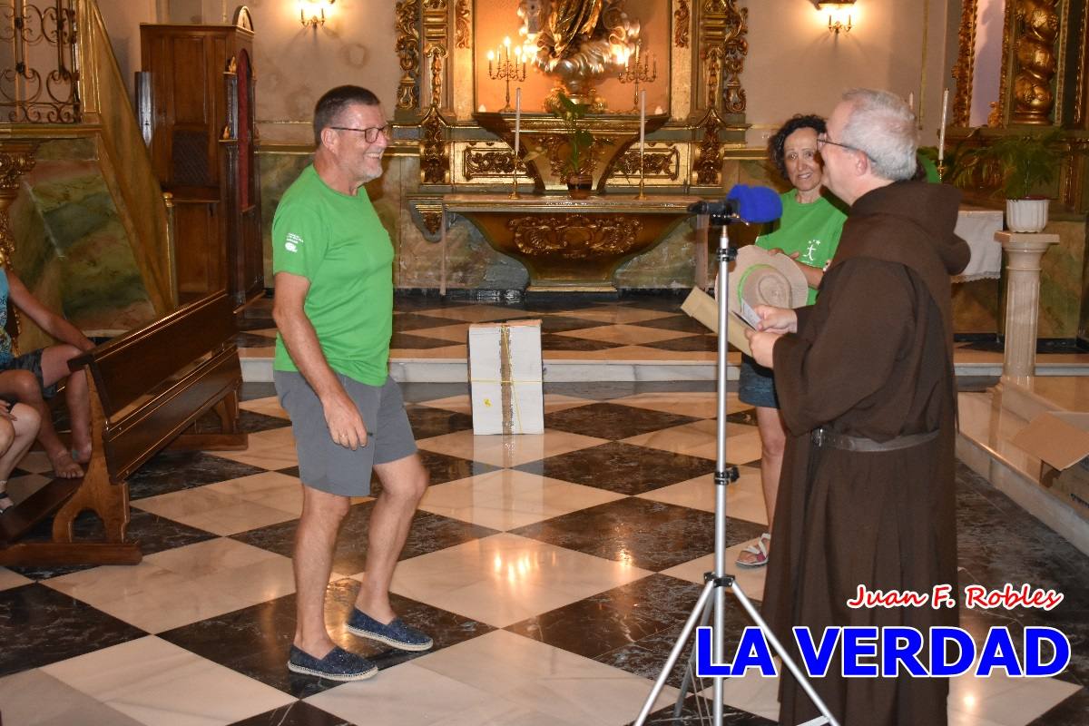 Una treintena de andariegos recorren el Camino de San Juan de la Cruz de Caravaca a Beas de Segura