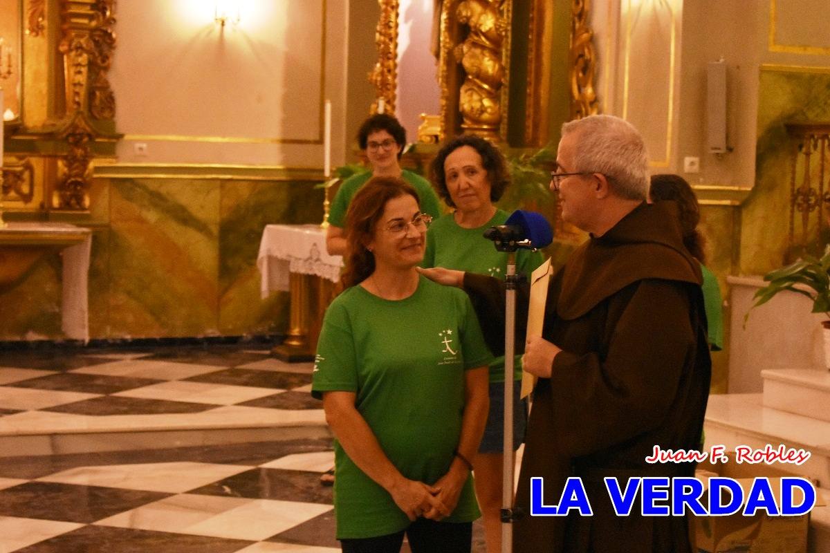 Una treintena de andariegos recorren el Camino de San Juan de la Cruz de Caravaca a Beas de Segura