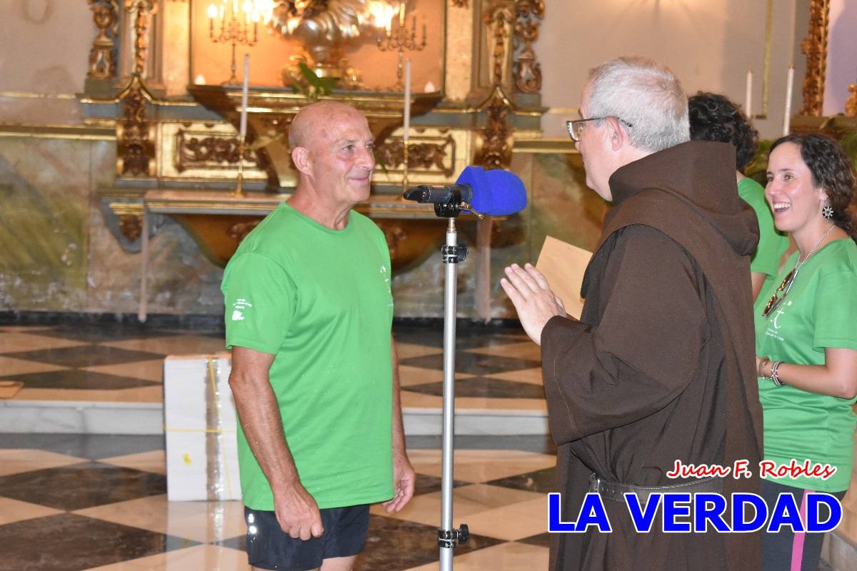 Una treintena de andariegos recorren el Camino de San Juan de la Cruz de Caravaca a Beas de Segura