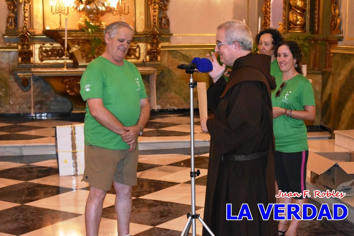 Una treintena de andariegos recorren el Camino de San Juan de la Cruz de Caravaca a Beas de Segura