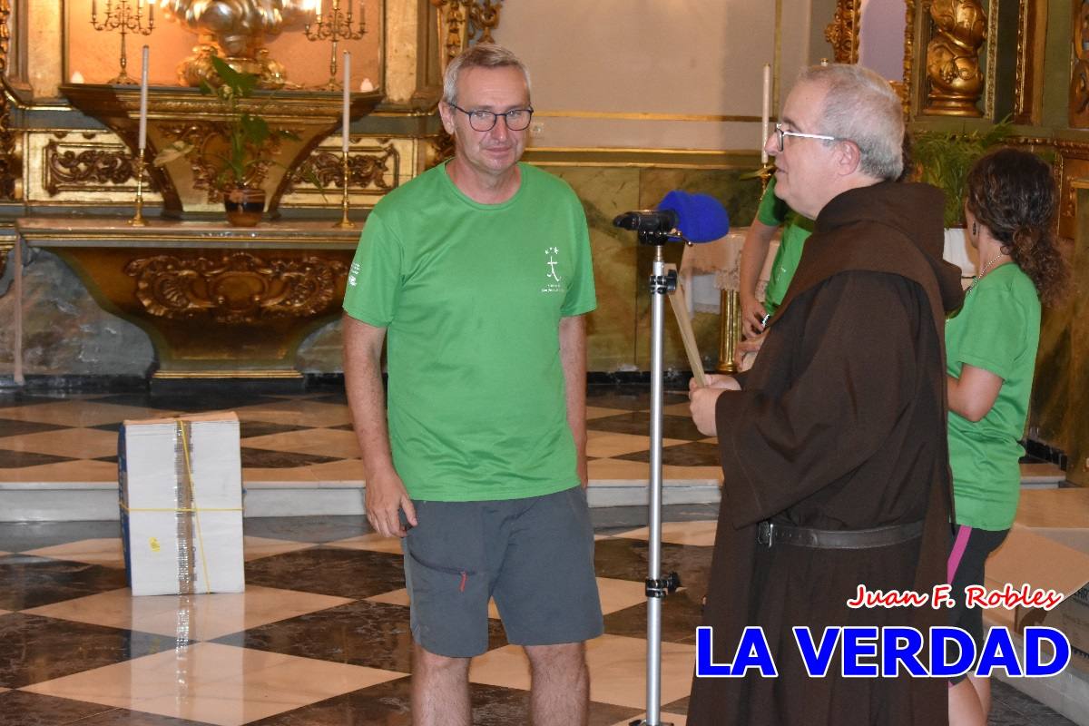 Una treintena de andariegos recorren el Camino de San Juan de la Cruz de Caravaca a Beas de Segura