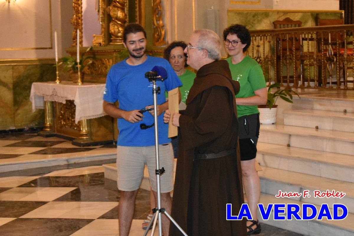 Una treintena de andariegos recorren el Camino de San Juan de la Cruz de Caravaca a Beas de Segura