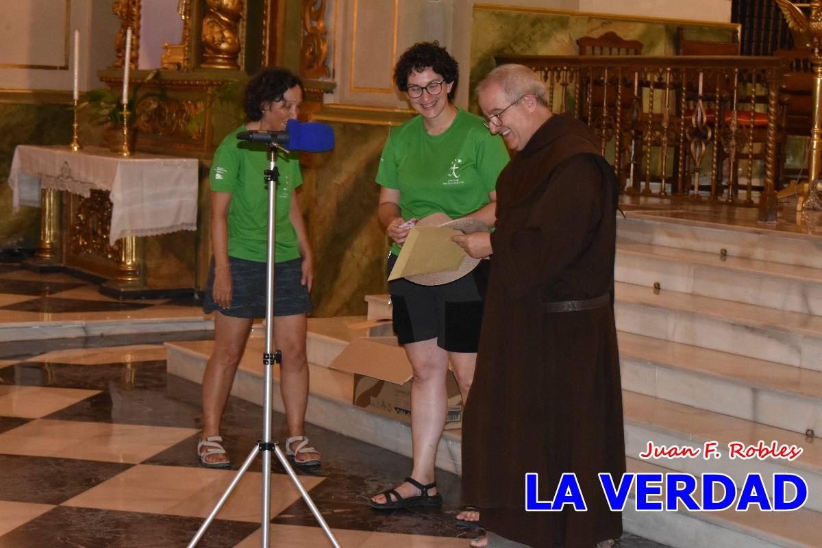 Una treintena de andariegos recorren el Camino de San Juan de la Cruz de Caravaca a Beas de Segura