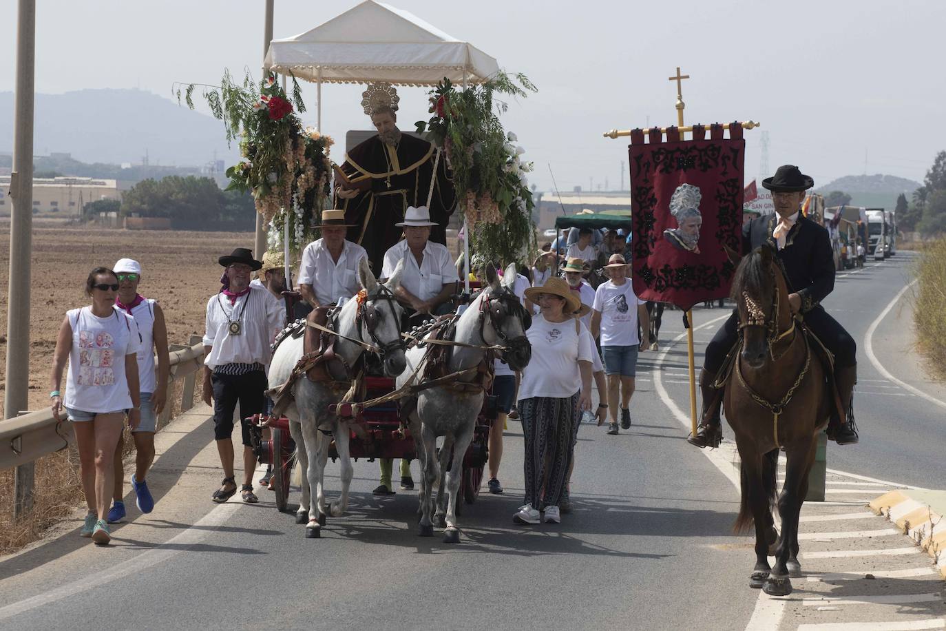 La romería de San Ginés de la Jara en Cartagena, en imágenes