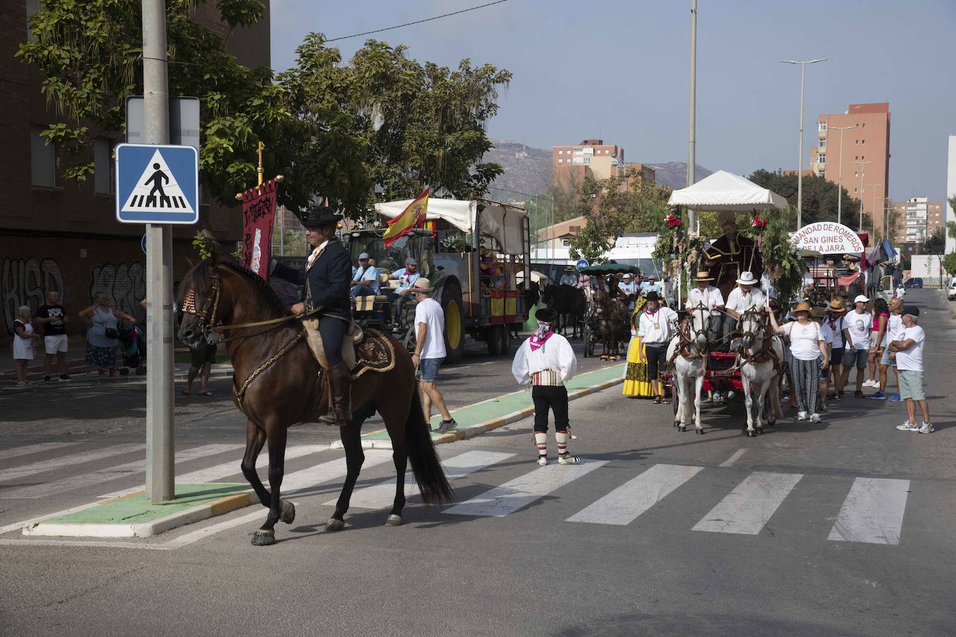 La romería de San Ginés de la Jara en Cartagena, en imágenes