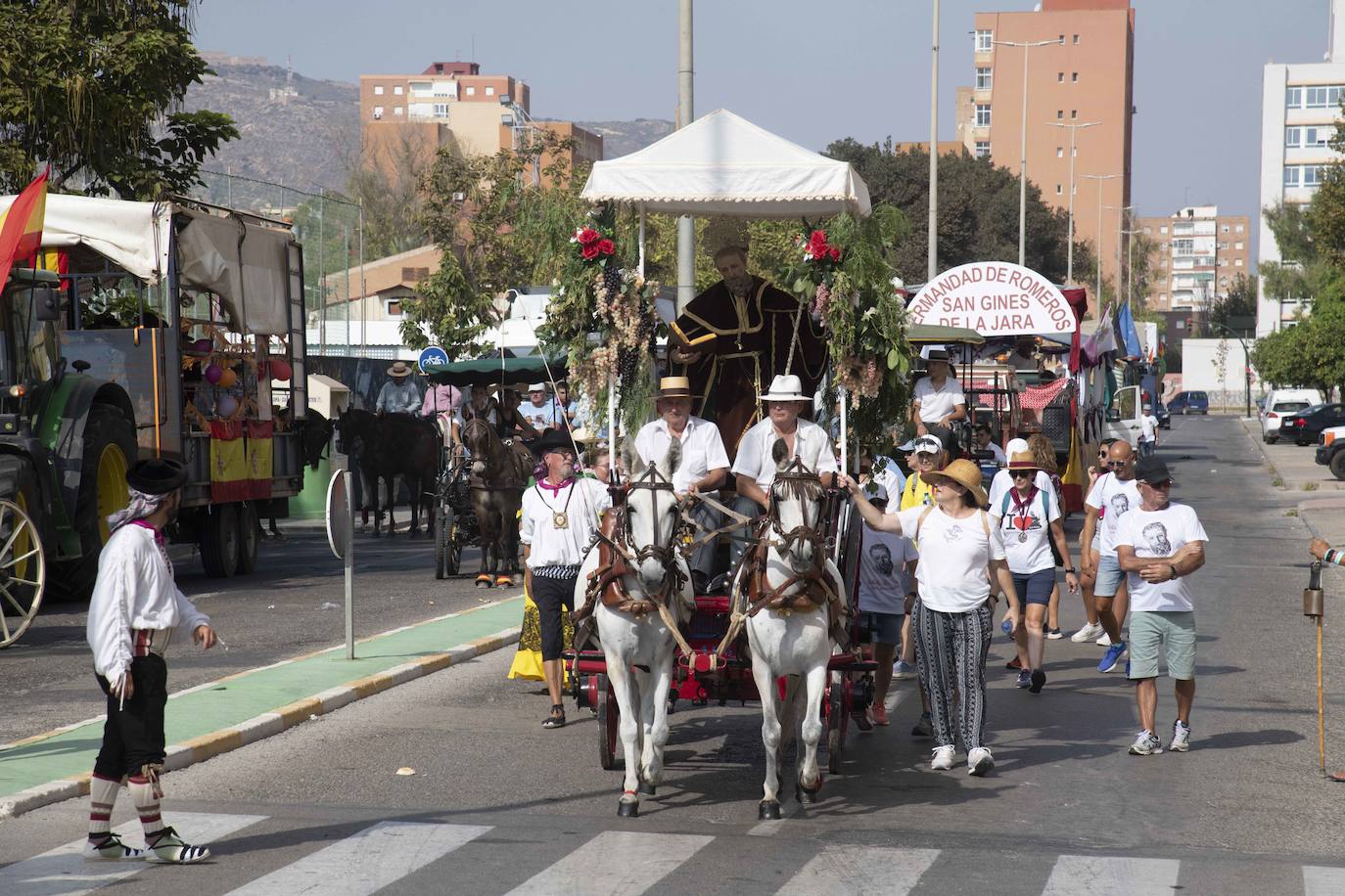 La romería de San Ginés de la Jara en Cartagena, en imágenes