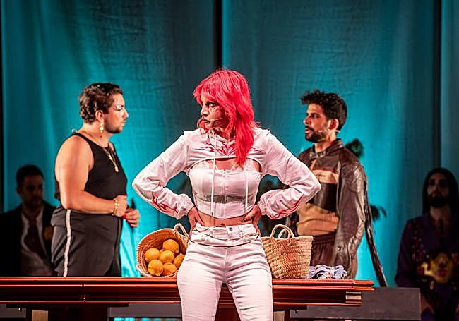 Representación del montaje murciano 'Bodas de sangre, el musical.'