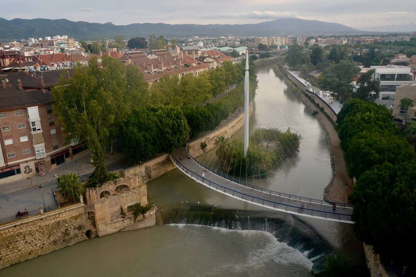 Las vistas desde la noria panorámica de la Feria de Murcia