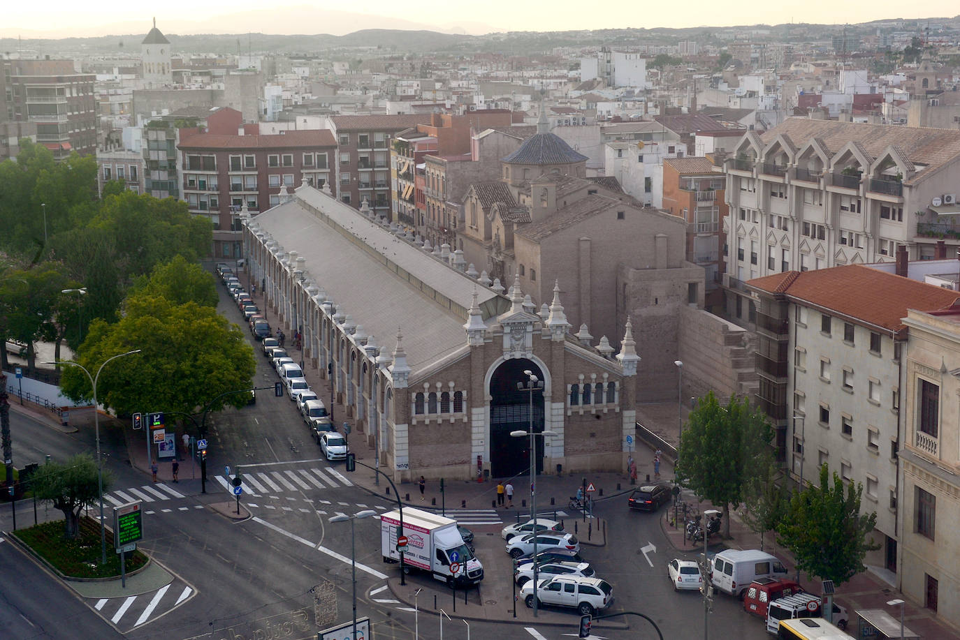 Las vistas desde la noria panorámica de la Feria de Murcia