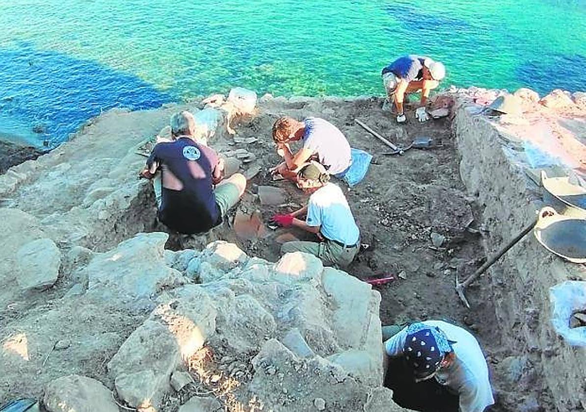 Imagen de archivo de la campaña arqueológica de 2022 en la isla.