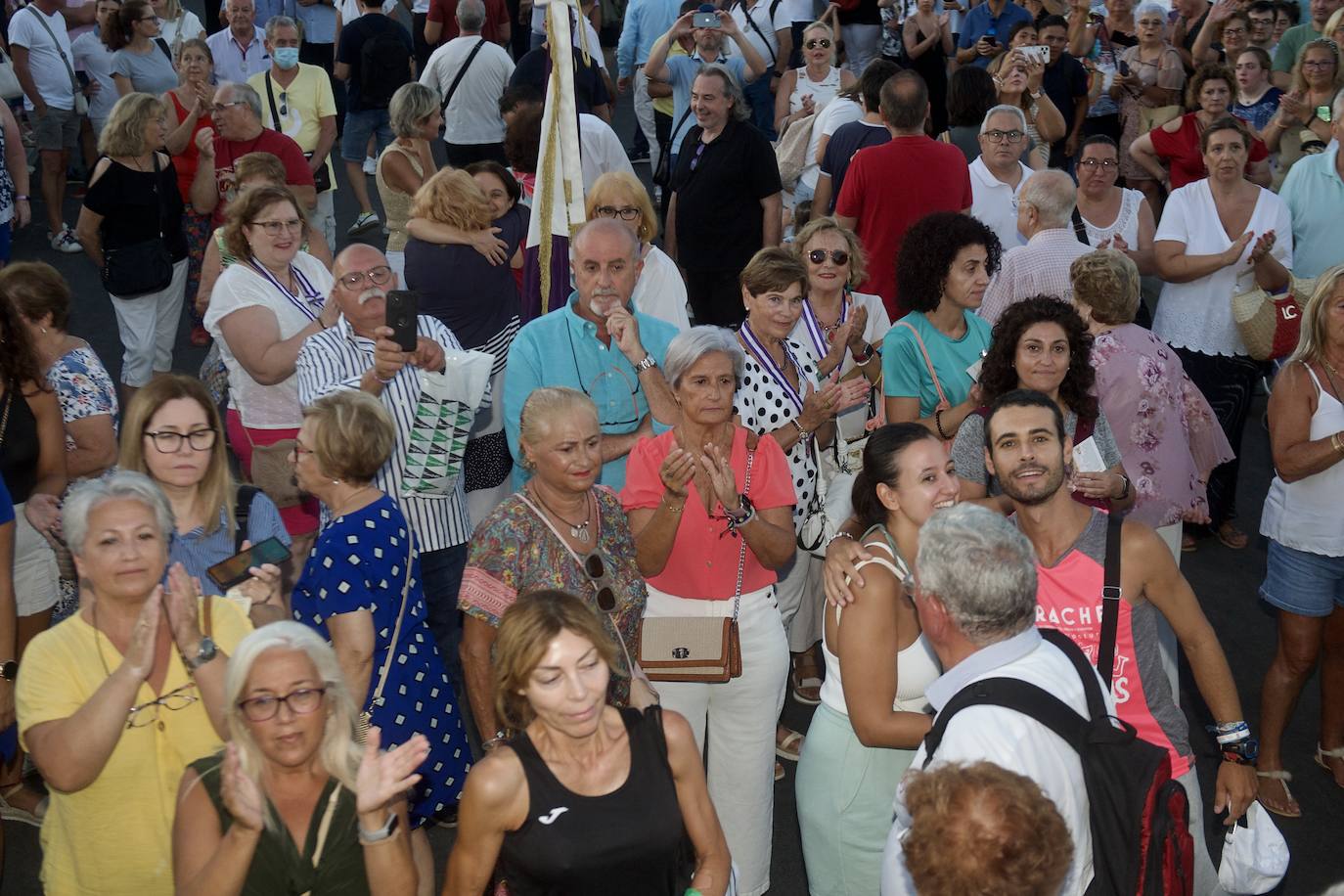 La bajada de la Fuensanta a Murcia, en imágenes