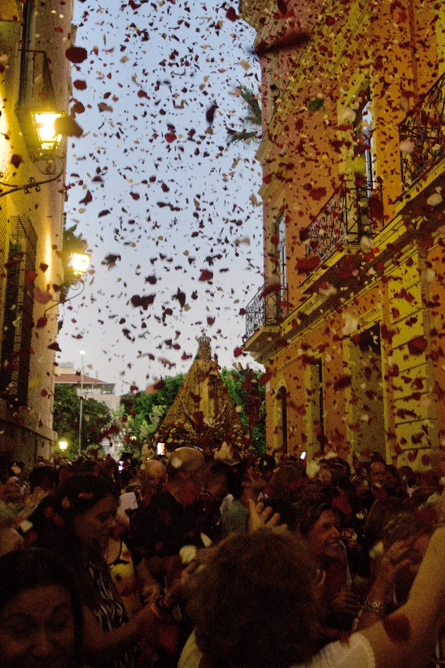 La bajada de la Fuensanta a Murcia, en imágenes