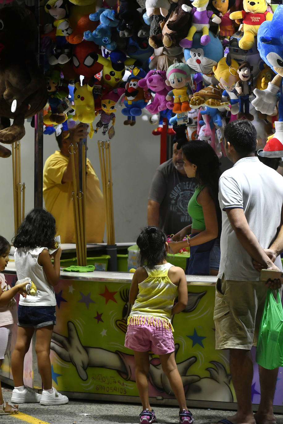 Inauguración de la feria de atracciones de Murcia, en imágenes