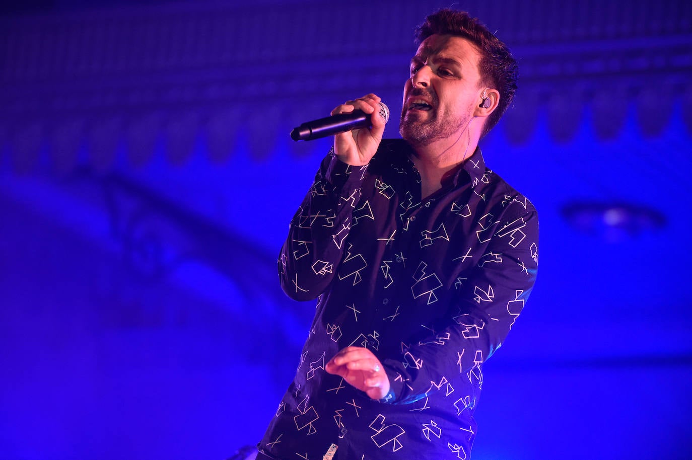 Las imágenes de la actuación del pregonero de la Feria de Murcia, Diego Cantero