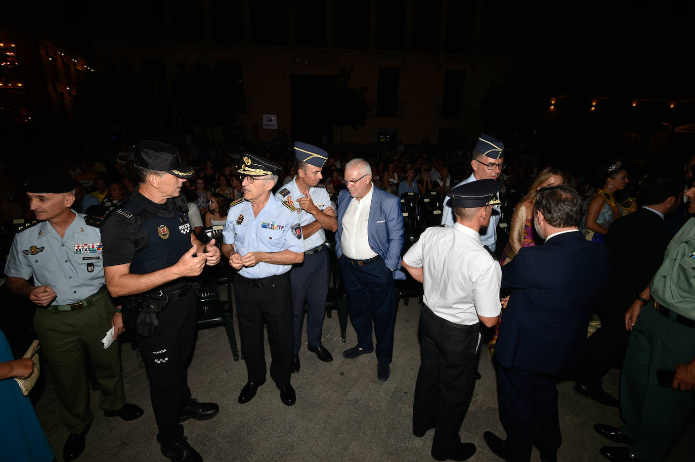 Las imágenes de la actuación del pregonero de la Feria de Murcia, Diego Cantero