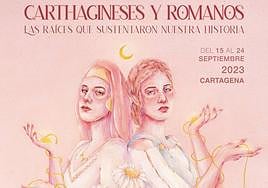 Cartel de las Fiestas de Carthagineses y Romanos 2023.