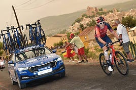 La llegada a Caravaca de la Vuelta, en imágenes