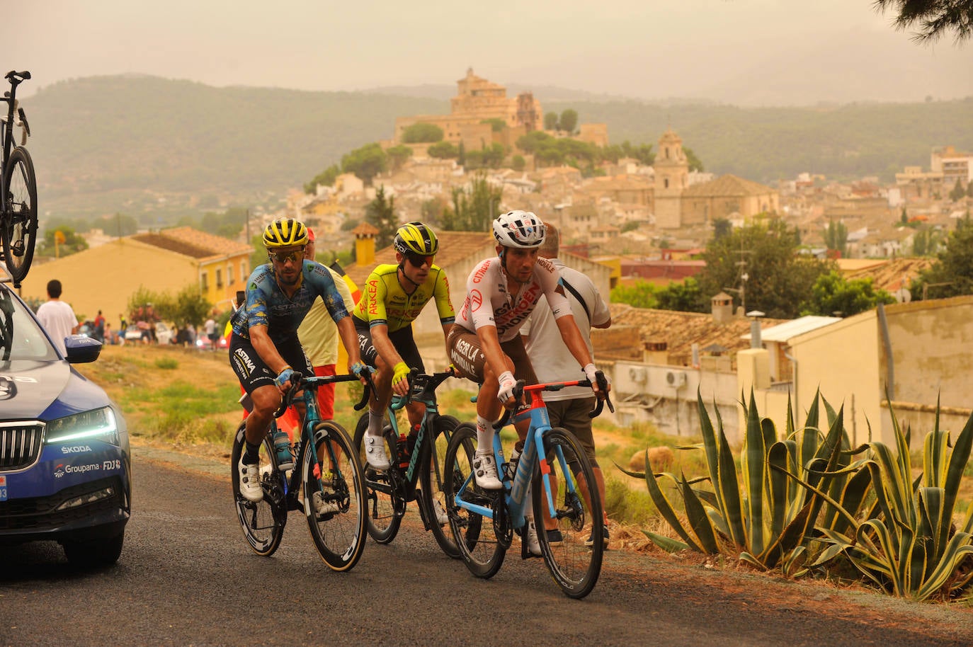 La llegada a Caravaca de la Vuelta, en imágenes