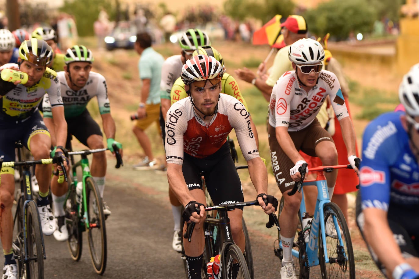 La llegada a Caravaca de la Vuelta, en imágenes