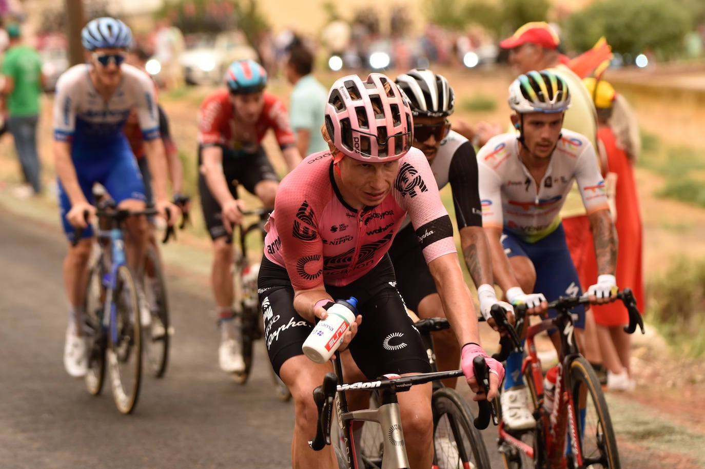 La llegada a Caravaca de la Vuelta, en imágenes