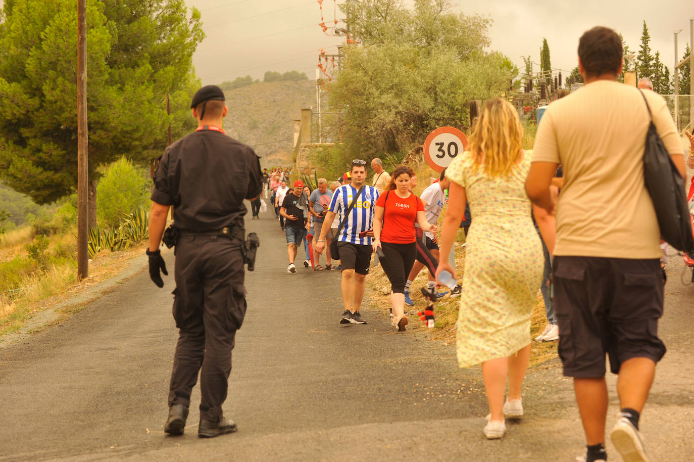 La llegada a Caravaca de la Vuelta, en imágenes