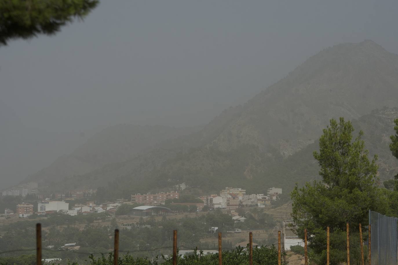 Episodio de contaminación atmosférica en Murcia por una masa de aire subsahariano