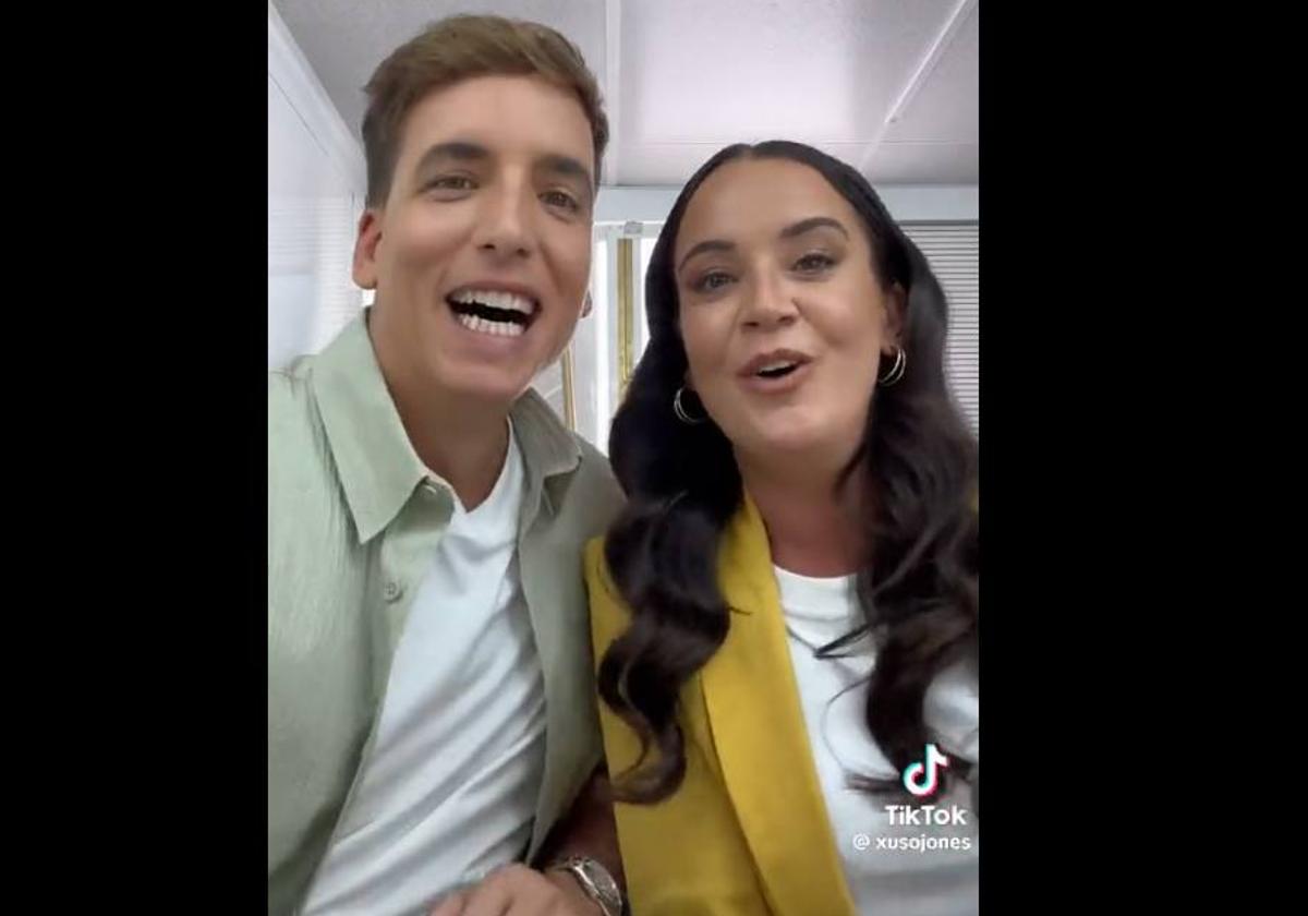 Xuso Jones y Martita de Graná en una captura del vídeo