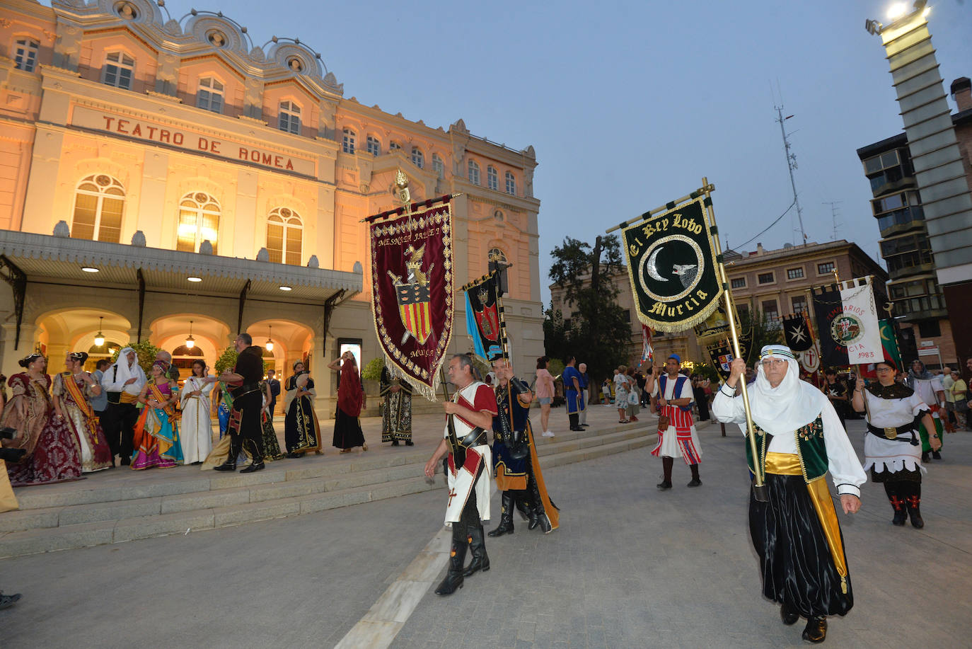 Las imágenes del pregón de Moros y Cristianos de Murcia