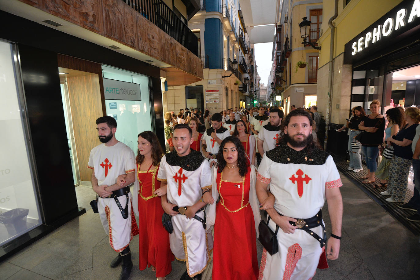 Las imágenes del pregón de Moros y Cristianos de Murcia