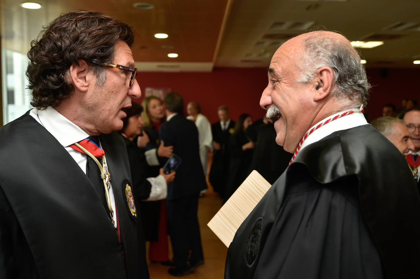 El acto de los procuradores de la Región de Murcia en la Ciudad de la Justicia, en imágenes