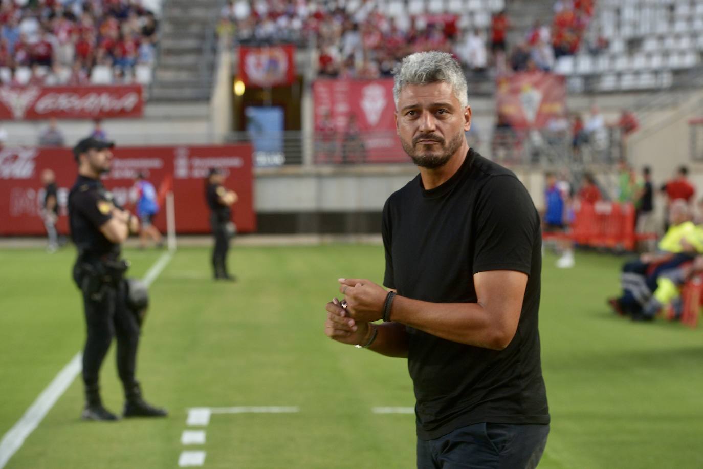 La derrota del Real Murcia frente al Atlético Sanluqueño, en imágenes