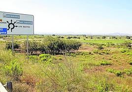 Terrenos del polígono industrial Los Camachos, donde los empresarios tienen previsto construir la zona de actividades logísticas.