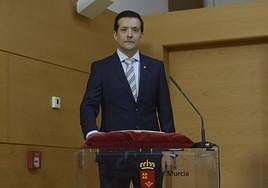 José Manuel Pancorbo, consejero de Fomento, este jueves.