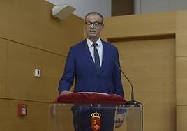 El consejero de Educación, Formación Profesional y Empleo, Víctor Marín, este jueves.