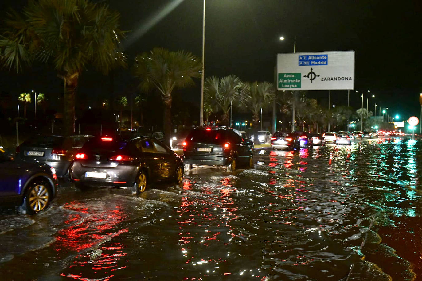 Los efectos de la lluvia en la Región de Murcia, en imágenes