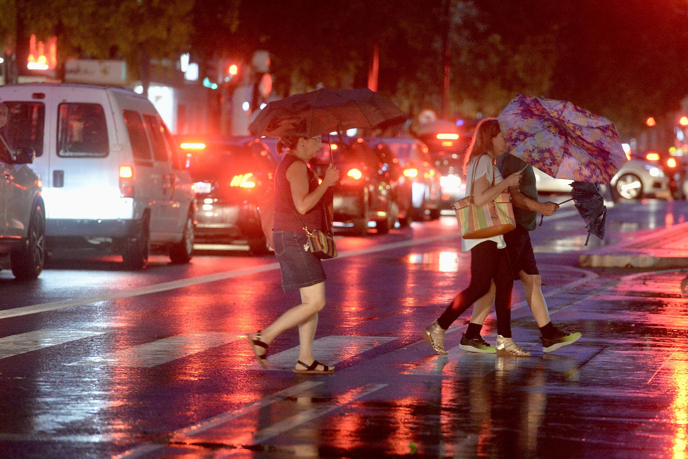 Los efectos de la lluvia en la Región de Murcia, en imágenes
