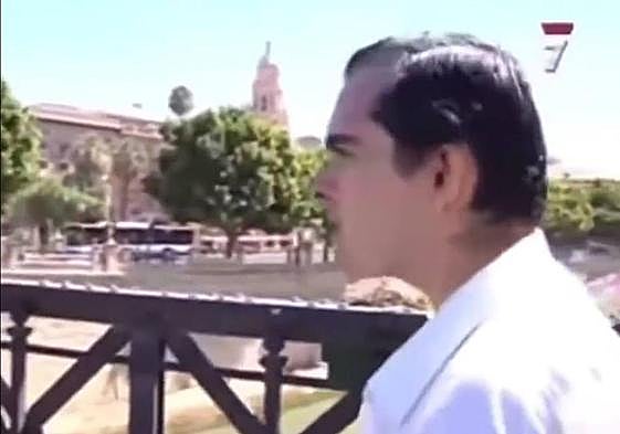 Captura del vídeo viral «El río, una mierda».