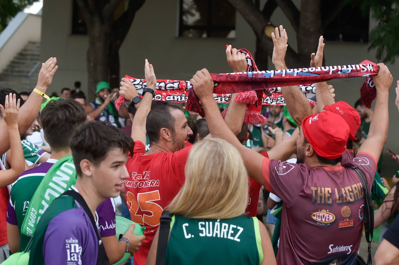 La derrota del UCAM Murcia ante Unicaja en las semifinales de la Supercopa, en imágenes