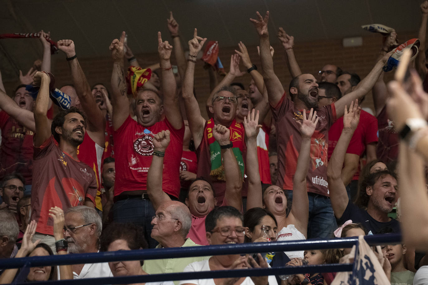 La derrota del UCAM Murcia ante Unicaja en las semifinales de la Supercopa, en imágenes