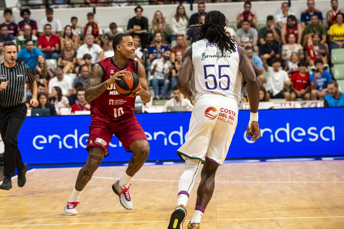 La derrota del UCAM Murcia ante Unicaja en las semifinales de la Supercopa, en imágenes