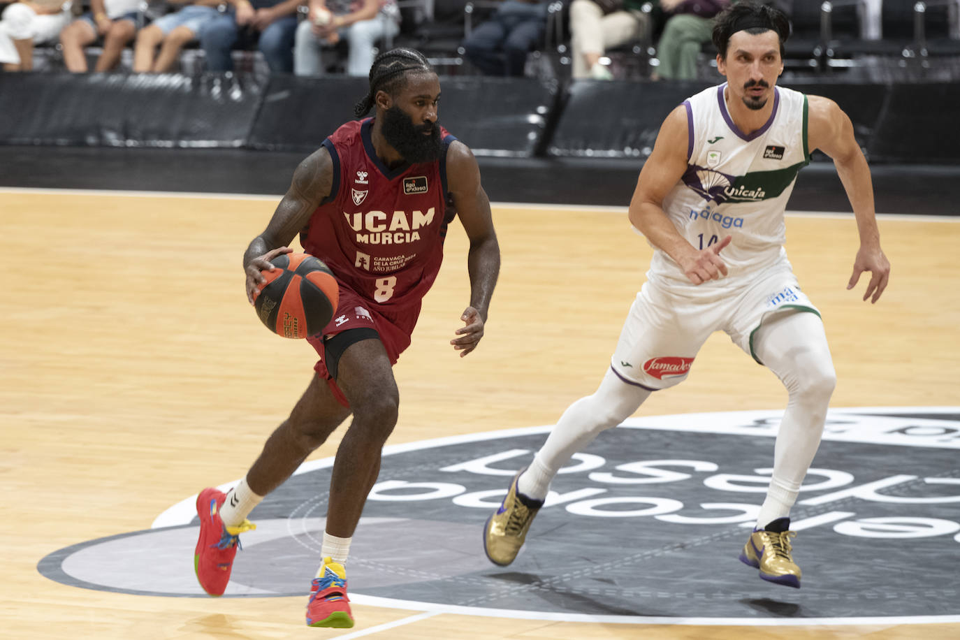 La derrota del UCAM Murcia ante Unicaja en las semifinales de la Supercopa, en imágenes