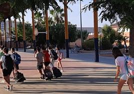 Colegio de Fátima de Molina, uno de los lugares en los que tendrá lugar la protesta, en una imagen de archivo.