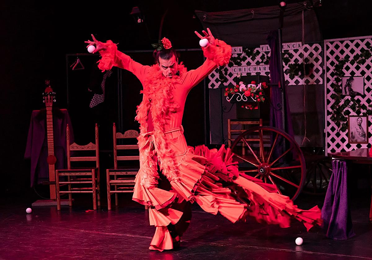 Imagen del espectáculo 'Sin ojana' de la Cía Chicharrón.