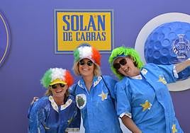 Asistentes a la primera jornada de la Solheim Cup.