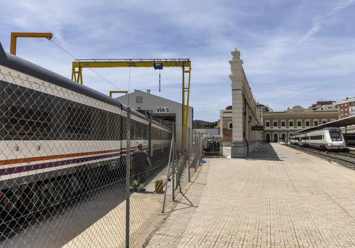 Imagen de archivo de la estación de tren de Cartagena.