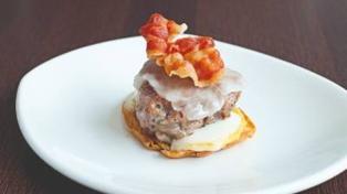 Levantina: mini burguer de chato murciano.